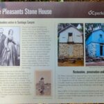 Parks sign for Pleasants Stone House
